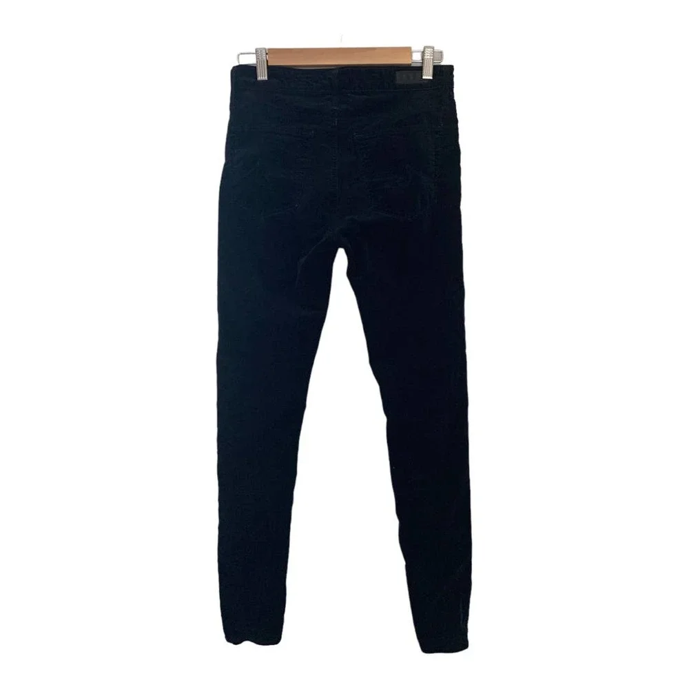 AG Adriano Goldschmied The Farrah Skinny High Rise Skinny Jeans In Black Size 27 - Picture 6 of 12